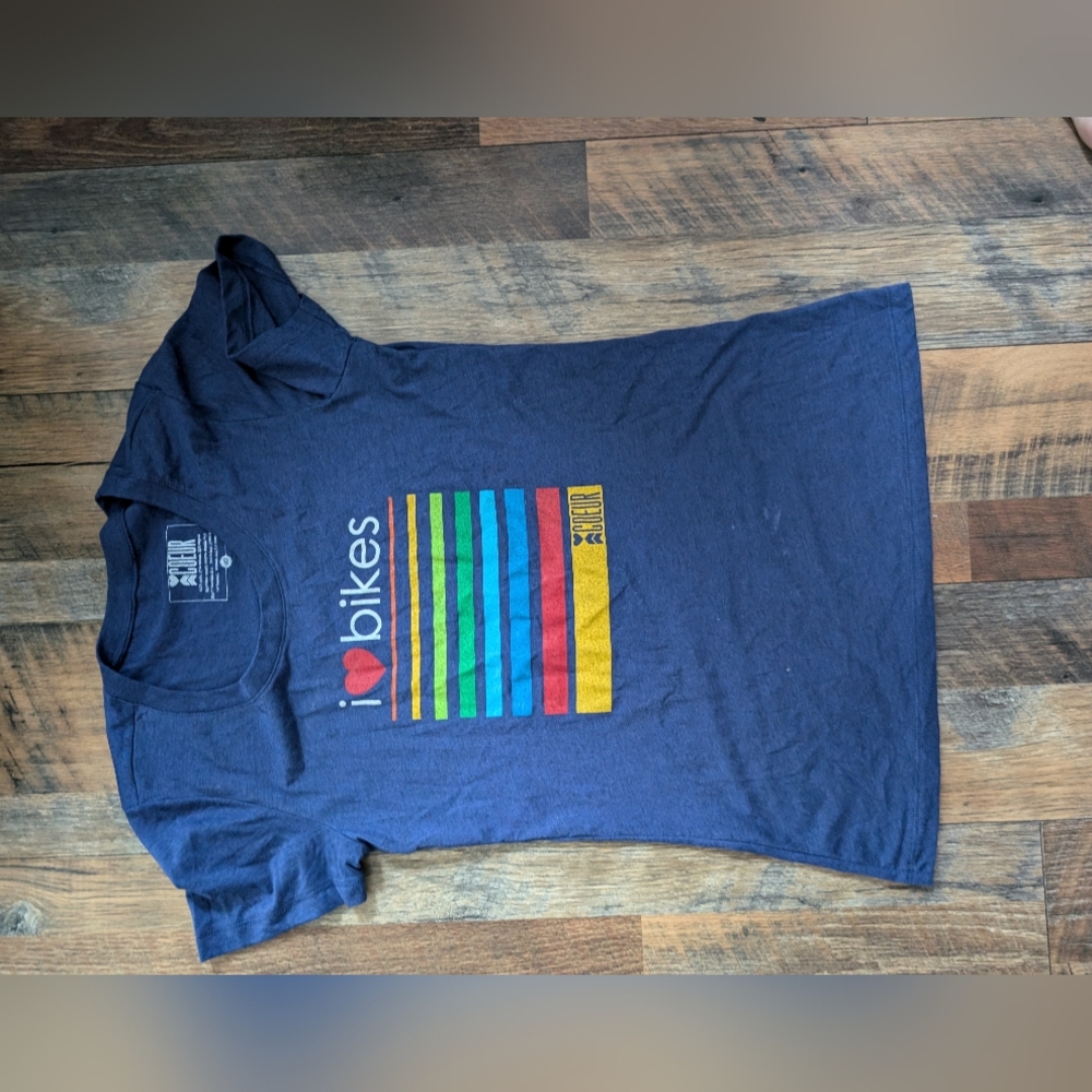 Couer I Love Bikes shirt